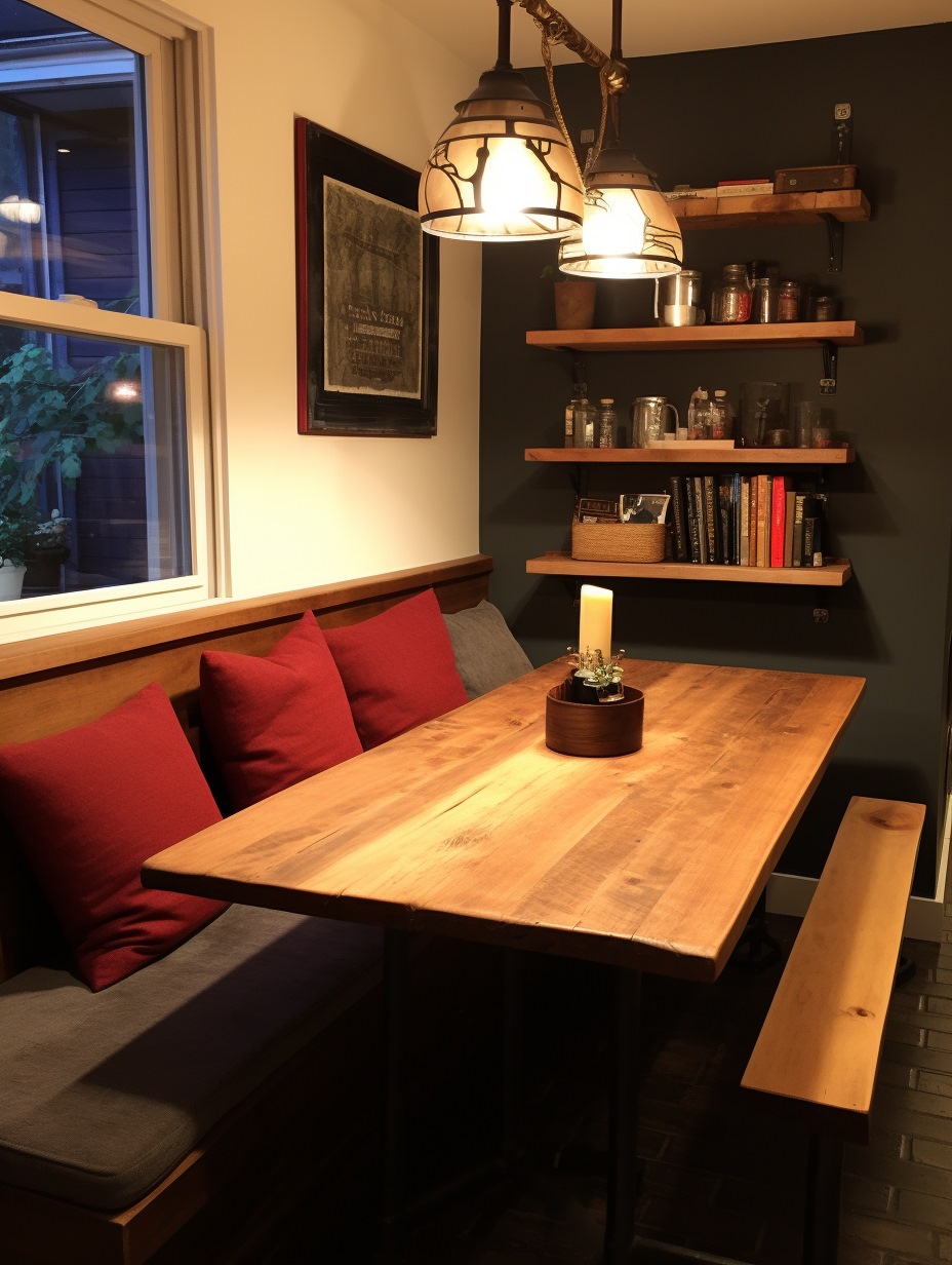 A Small Kitchen With A Dining Table 3