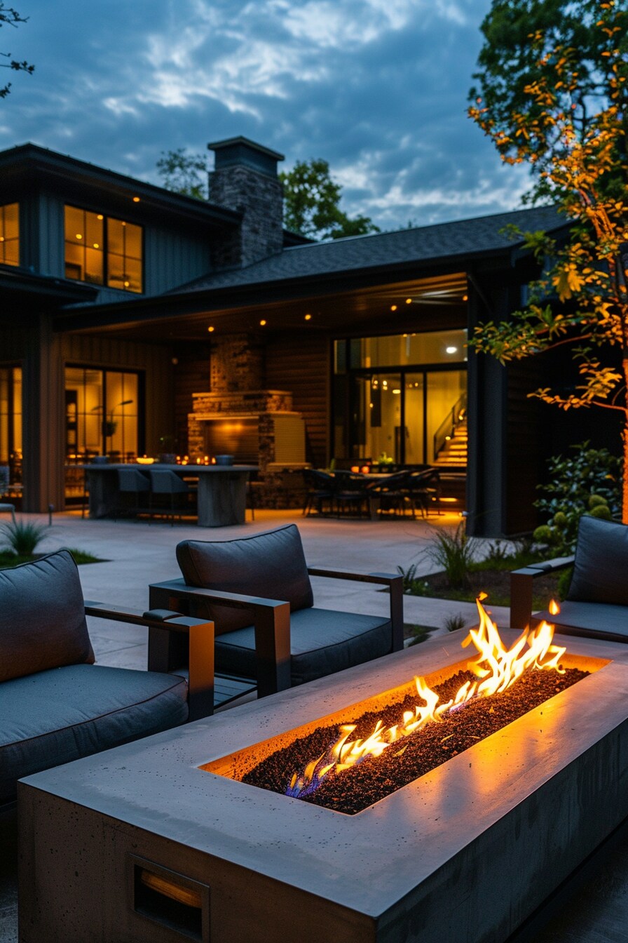 Aesthetic Fire Pit Landscaping Ideas 13