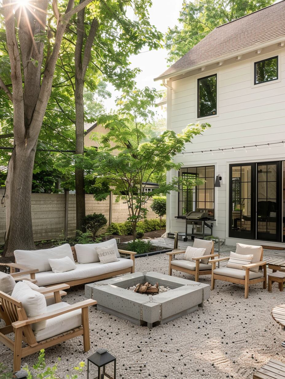 Aesthetic Fire Pit Landscaping Ideas 6