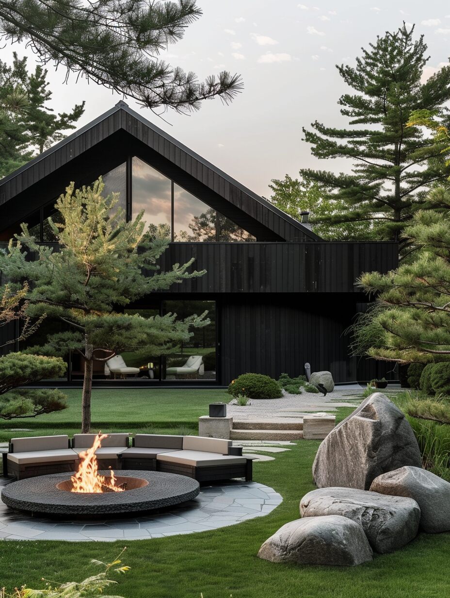 Aesthetic Fire Pit Landscaping Ideas 7