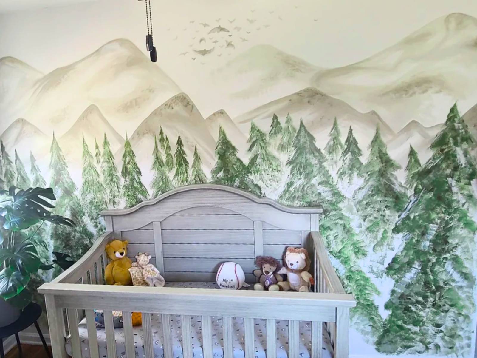 Calming Forest Mural