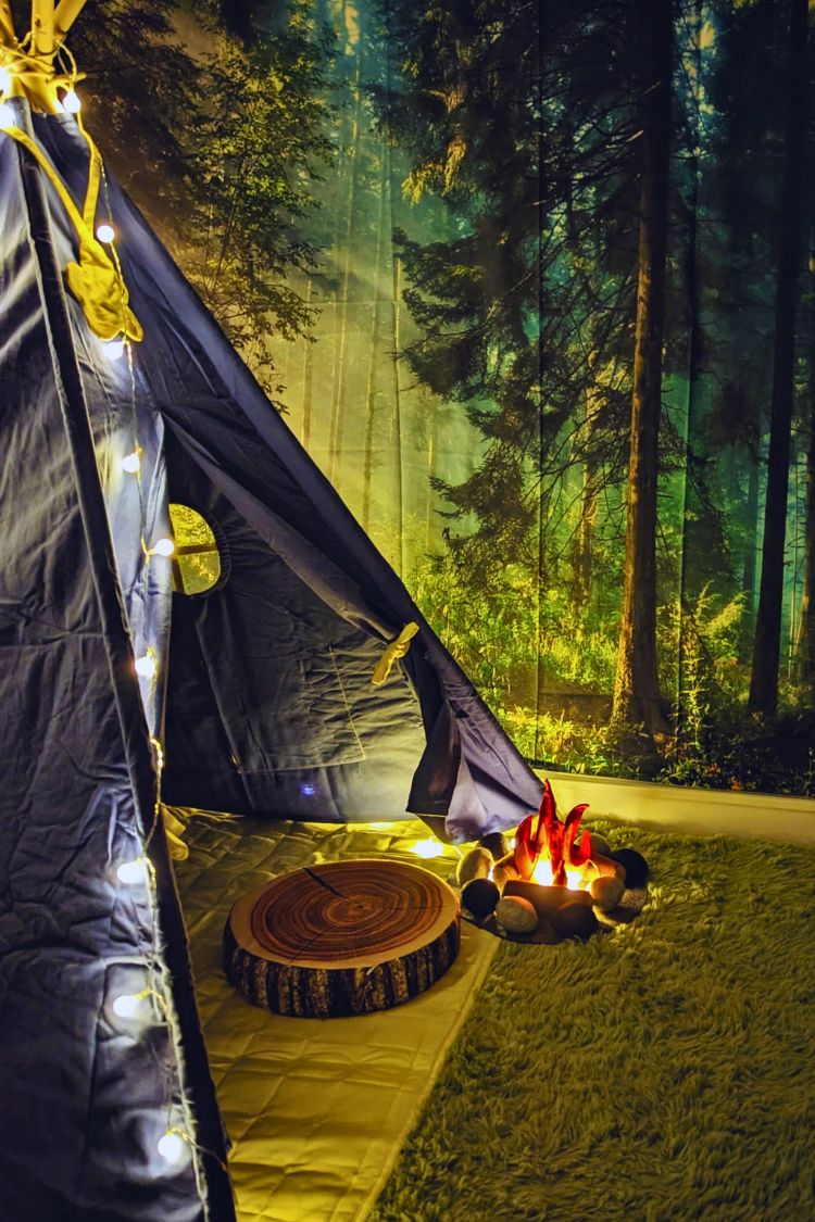 Forest Camping Theme Mural
