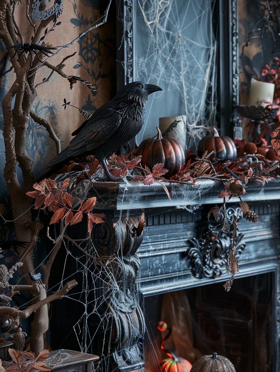 Gothic mantel decoration 16