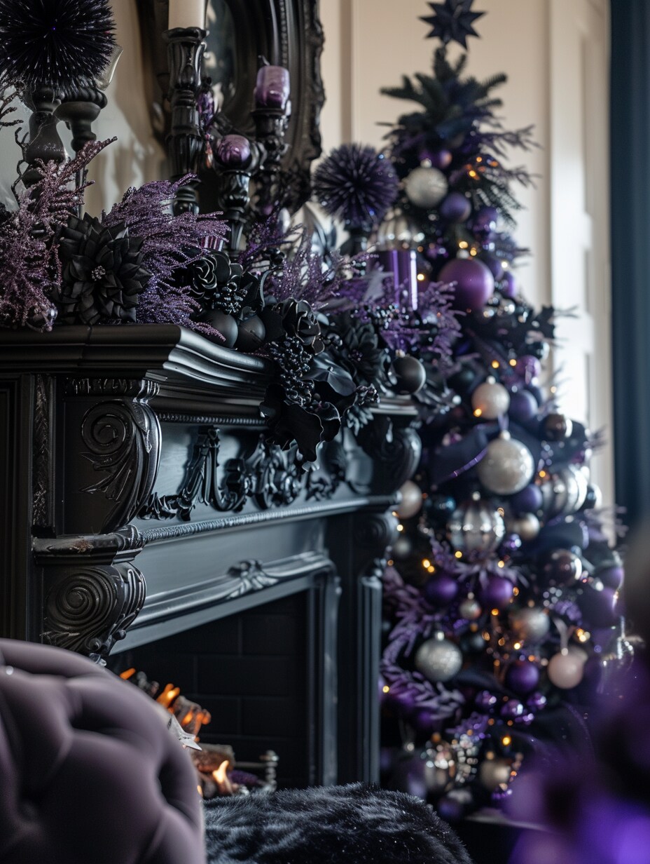 Gothic mantel decoration 17