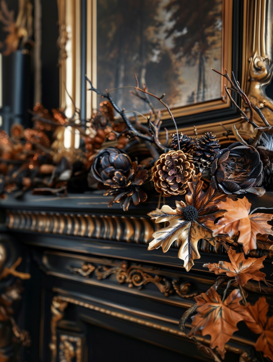 Gothic mantel decoration 18