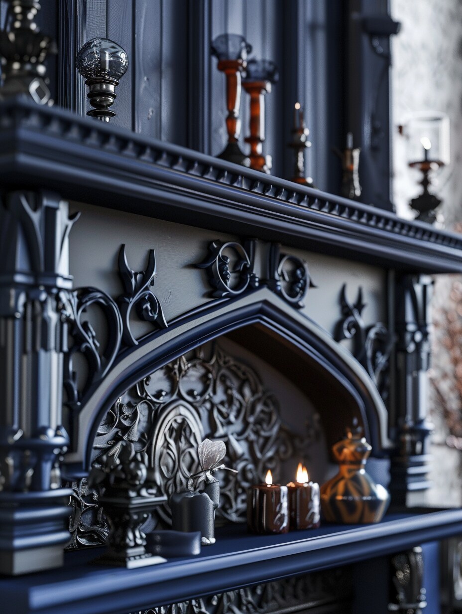 Gothic mantel decoration 2