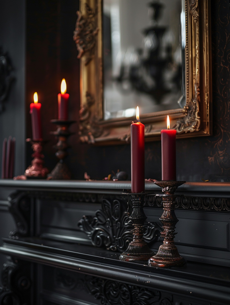 Gothic mantel decoration 3