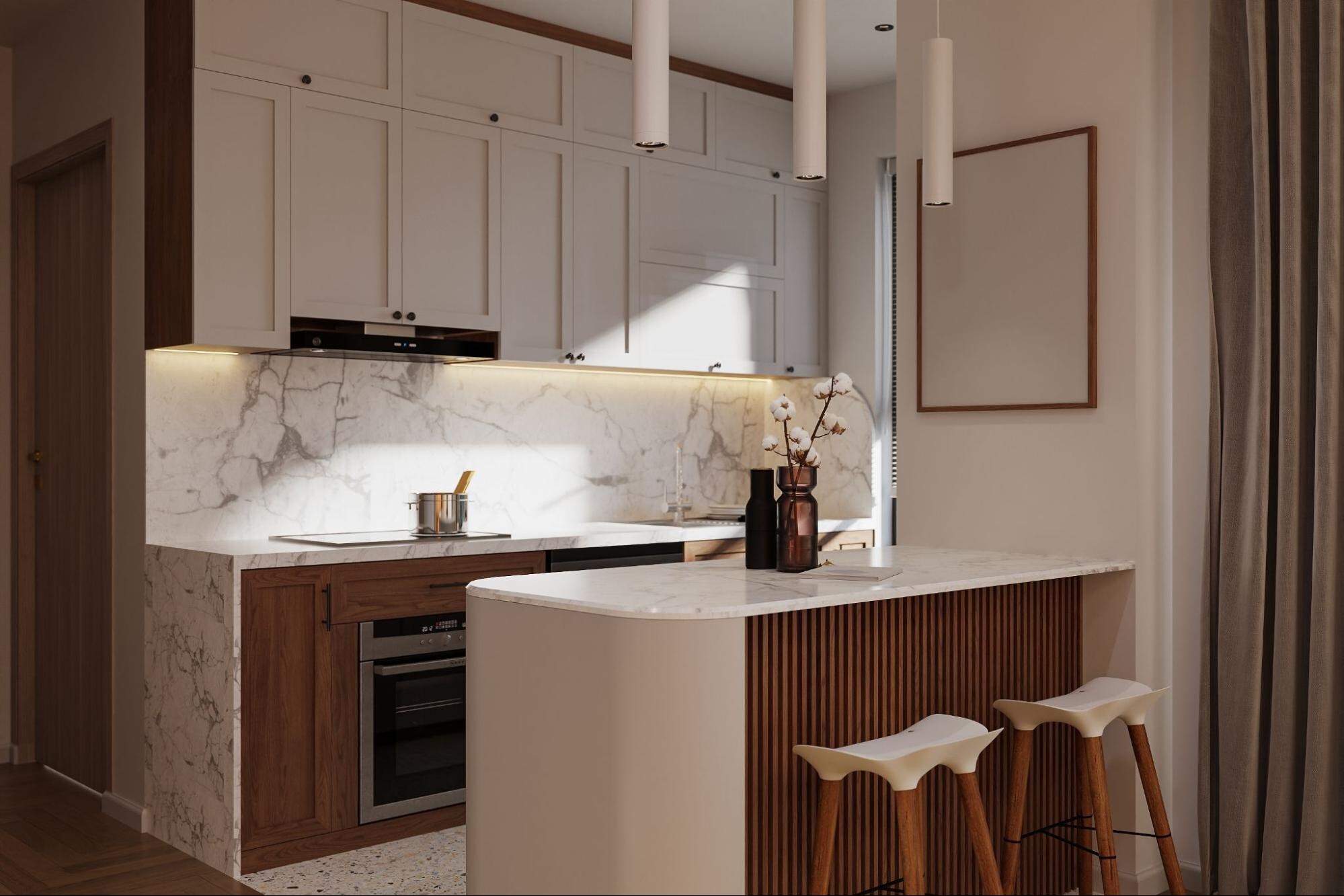 Small Kitchens without Dining Tables 8