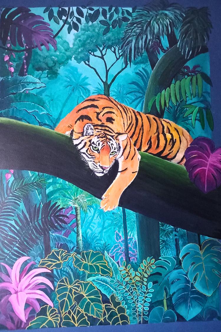 Tiger Wall Mural