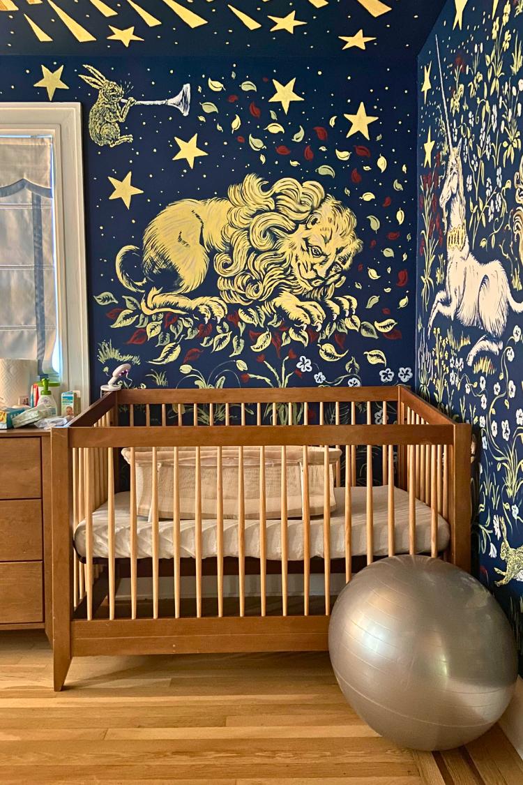 Whimsical Animal World Mural