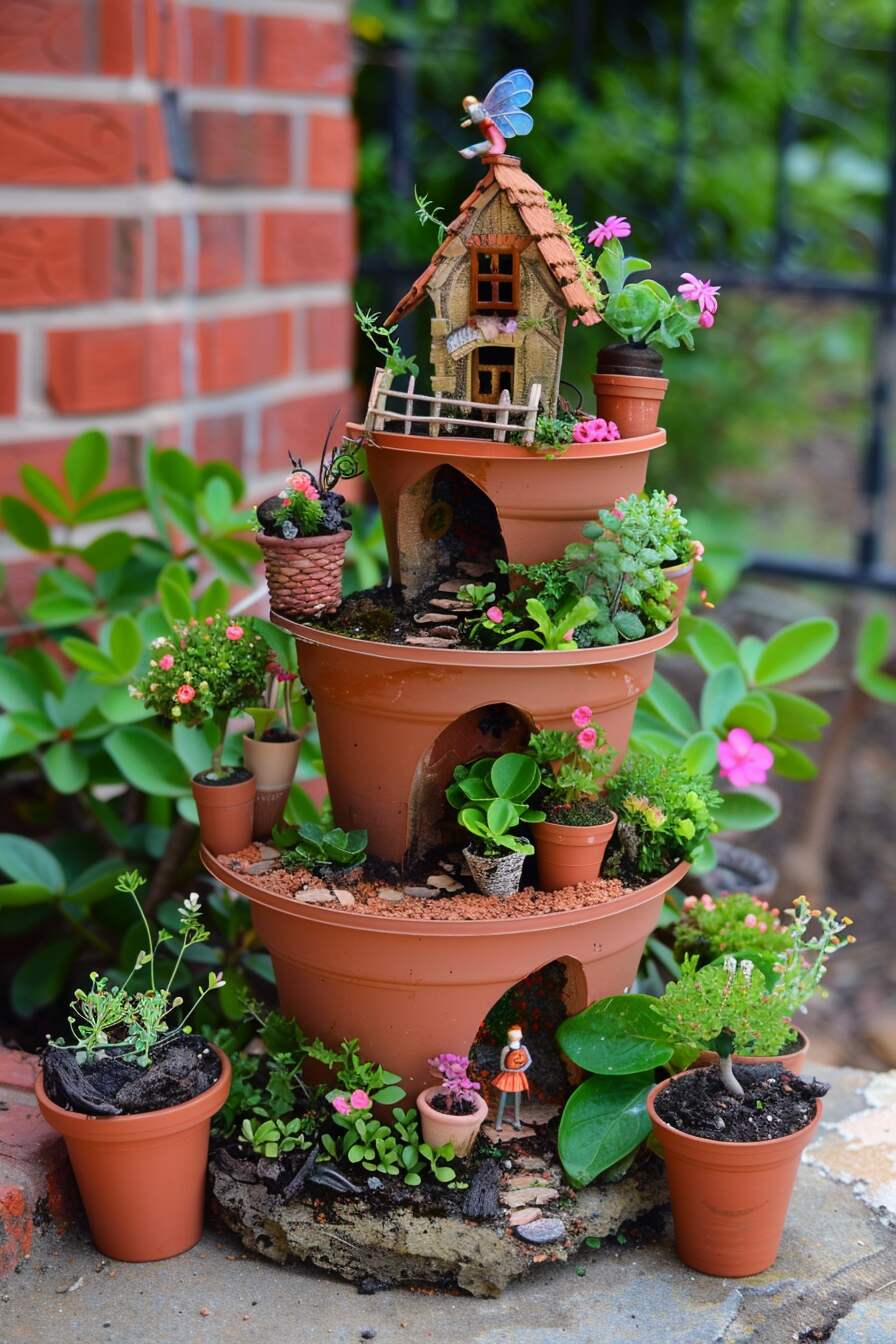 outdoor fairy garden ideas - 3