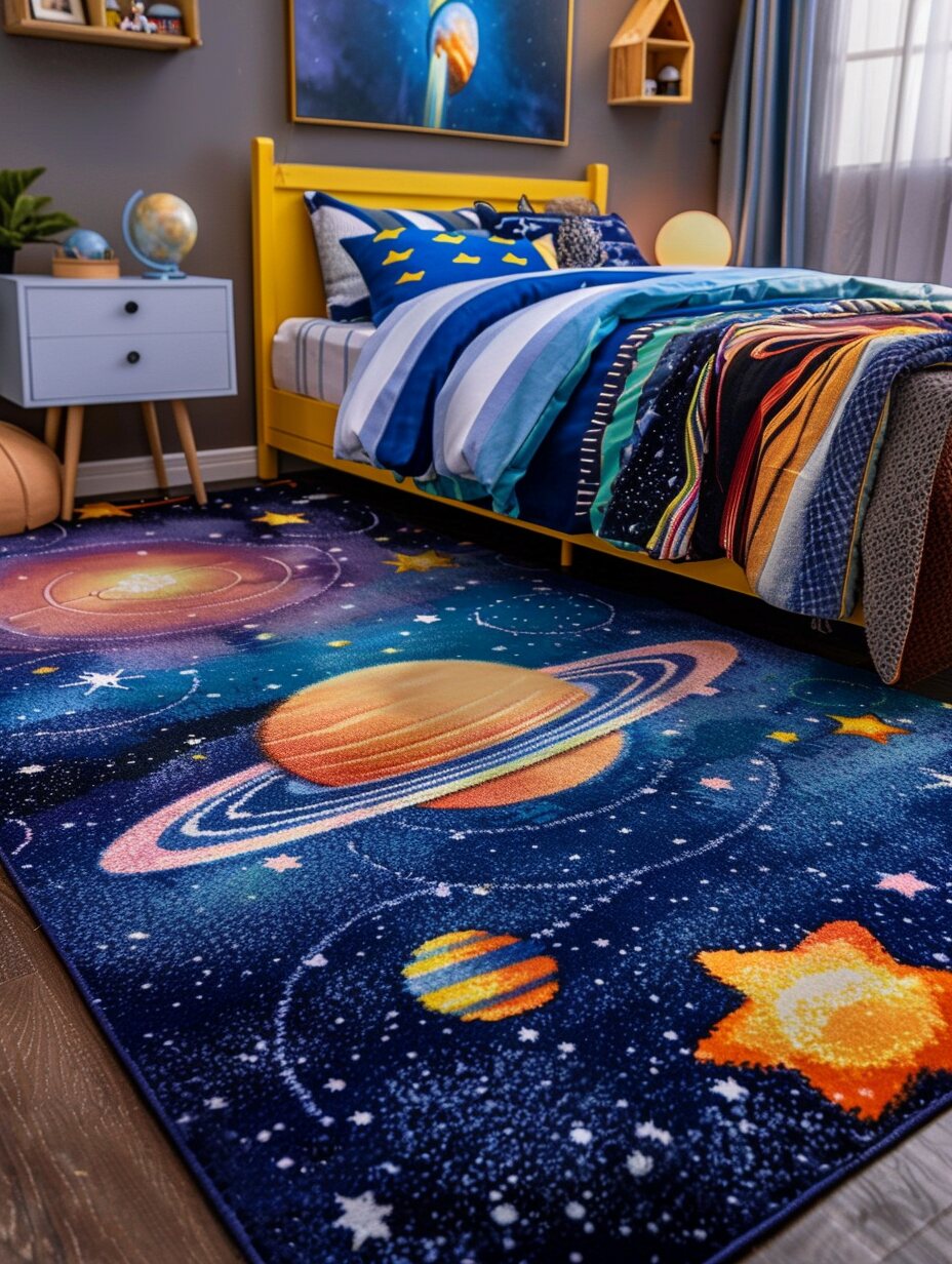 space themed bedroom for boys 10